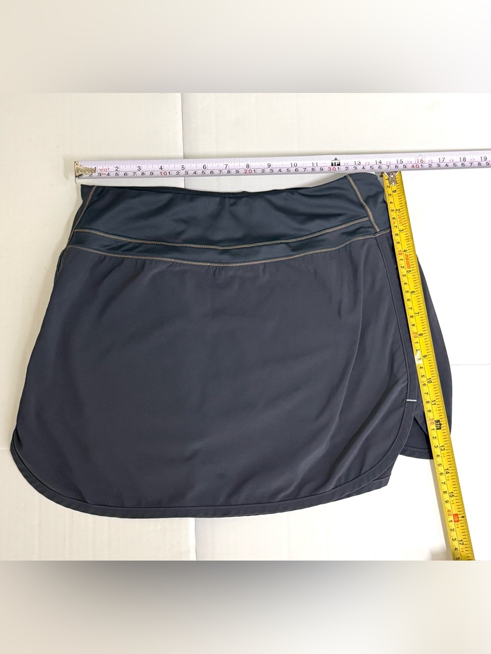 Free Fly Bamboo Lined Skort Charcoal Athletic Golf Tennis Pickleball S Casual - Picture 8 of 8